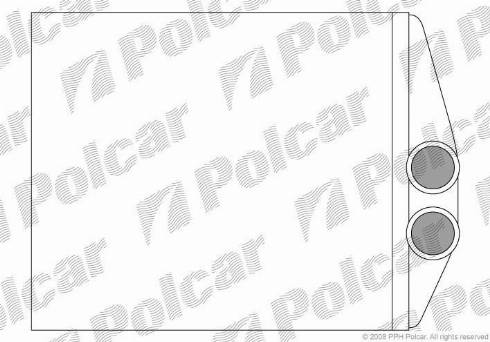 Polcar 5518N8-1 - Теплообменник, отопление салона autosila-amz.com