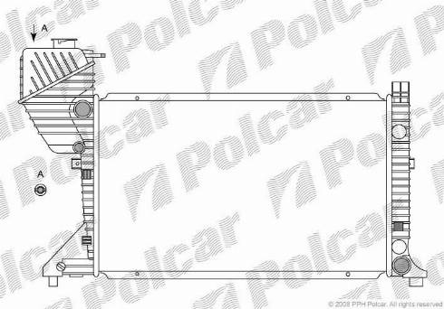 Polcar 506308-1 - Радиатор, охлаждение двигателя autosila-amz.com