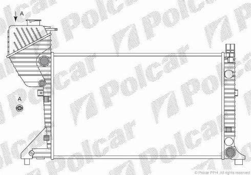 Polcar 506308A1 - Радиатор, охлаждение двигателя autosila-amz.com