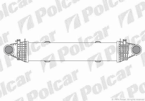 Polcar 5018J81X - Интеркулер, теплообменник турбины autosila-amz.com