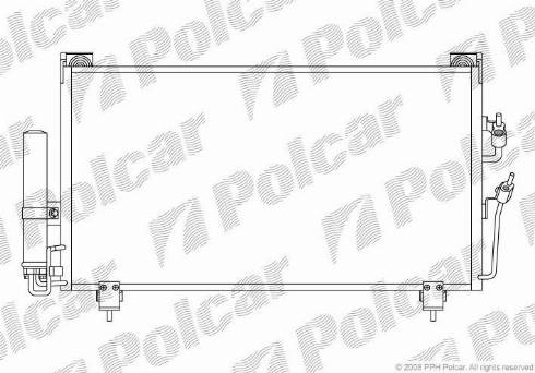Polcar 5265K8C1 - Осушитель, кондиционер autosila-amz.com