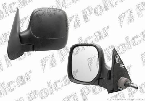 Polcar 579052-M - Покрытие, корпус, внешнее зеркало autosila-amz.com