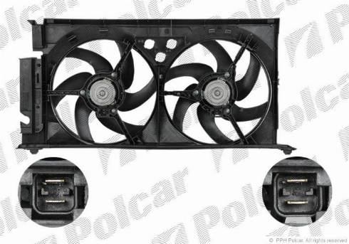 Polcar 579023W1 - Вентилятор, охлаждение двигателя autosila-amz.com