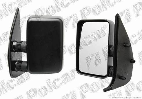 Polcar 570251-M - Наружное зеркало autosila-amz.com