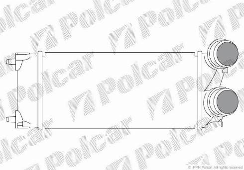 Polcar 5712J81X - Интеркулер, теплообменник турбины autosila-amz.com