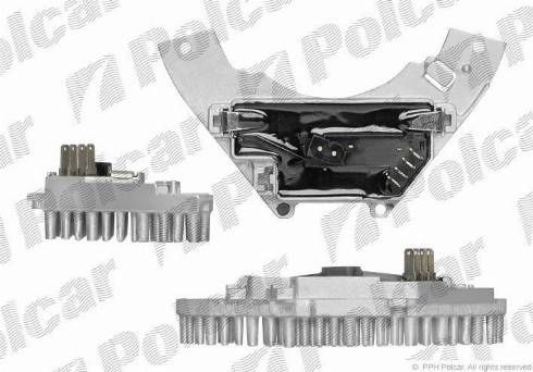 Polcar 5786KST-2 - Сопротивление, реле, вентилятор салона autosila-amz.com