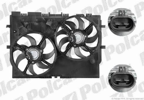 Polcar 577023W2X - Вентилятор, охлаждение двигателя autosila-amz.com