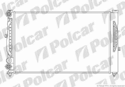Polcar 692508B1 - Радиатор, охлаждение двигателя autosila-amz.com