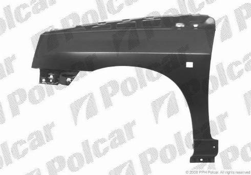 Polcar 600602 - 600602 RENAULT CLIO I (B57,C57) 05.90 - 09.98 :Крыло переднее правое autosila-amz.com