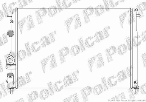 Polcar 601108A1 - Радиатор, охлаждение двигателя autosila-amz.com