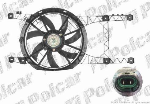 Polcar 603223W1 - Вентилятор, охлаждение двигателя autosila-amz.com