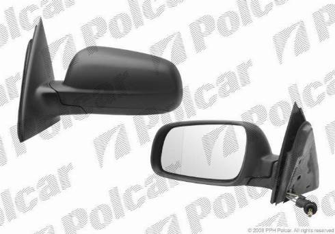 Polcar 6705521M - Зеркало внешнее правый (PJB) -VIEW MAX autosila-amz.com