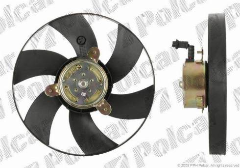 Polcar 671423U5 - Вентилятор, охлаждение двигателя autosila-amz.com