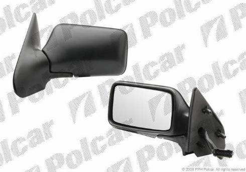 Polcar 6713514E - Зеркальное стекло, наружное зеркало autosila-amz.com
