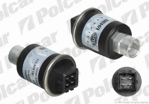 Polcar 6ZL351028111 - Пневматический выключатель, кондиционер autosila-amz.com
