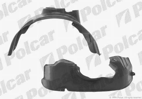 Polcar 1408FL-1 - Подкрылок, внутренняя часть крыла autosila-amz.com
