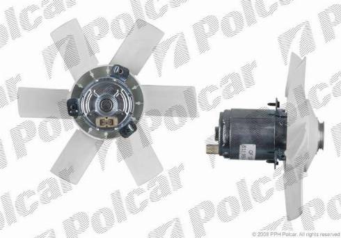 Polcar 130723U2 - Вентилятор, охлаждение двигателя autosila-amz.com