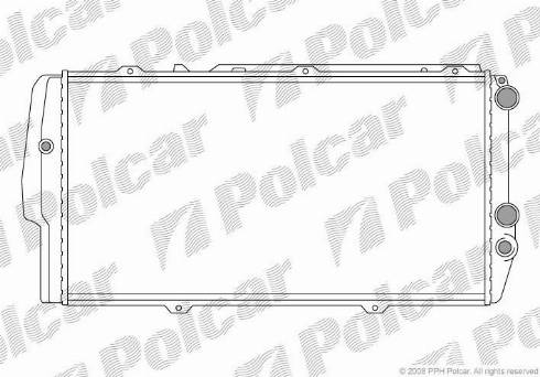 Polcar 131508A1 - Радиатор, охлаждение двигателя autosila-amz.com