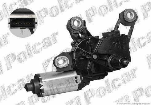Polcar 1335SWT1 - Двигатель стеклоочистителя autosila-amz.com