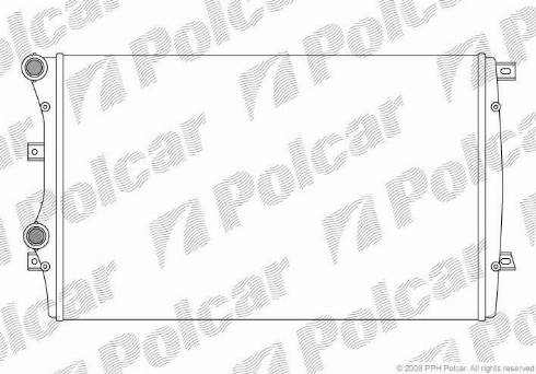 Polcar 133108A2 - Радиатор, охлаждение двигателя autosila-amz.com