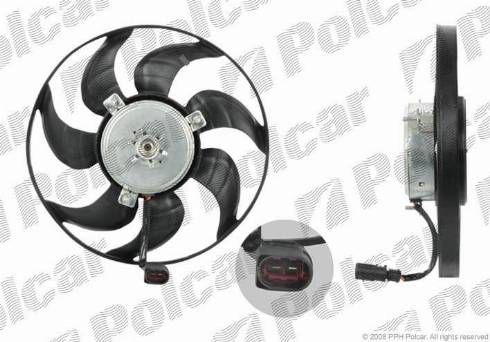 Polcar 133123U5 - Вентилятор, охлаждение двигателя autosila-amz.com