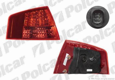 Polcar 132987-X - Задний фонарь autosila-amz.com