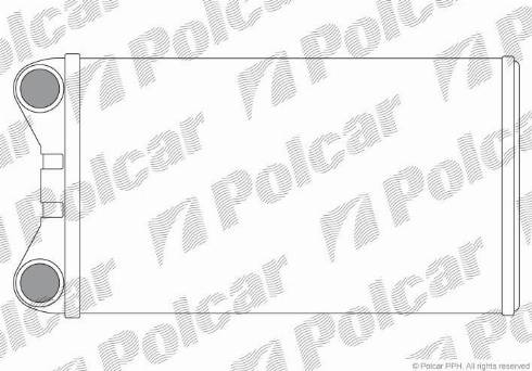 Polcar 1325N8-1 - Радиаторы обогрева autosila-amz.com