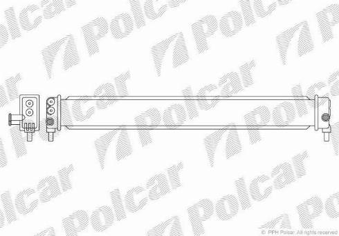 Polcar 8162083K - Радиатор, охлаждение двигателя autosila-amz.com