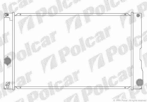 Polcar 8162082K - Радиатор, охлаждение двигателя autosila-amz.com