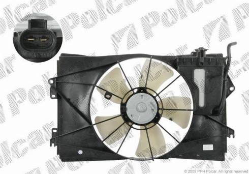 Polcar 811323W1 - Вентилятор, охлаждение двигателя autosila-amz.com