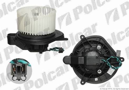 Polcar 3430NU-2 - Вентилятор салона autosila-amz.com