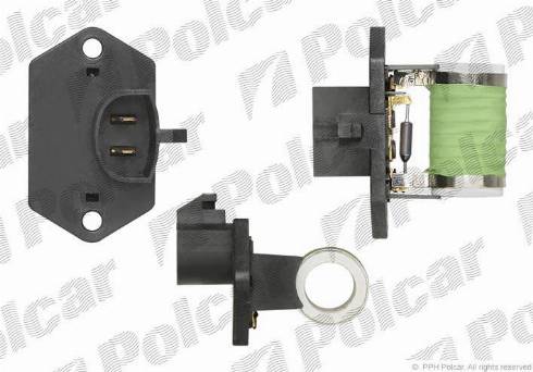 Polcar 3031KST-1 - Дополнительный резистор, электромотор - вентилятор радиатора autosila-amz.com