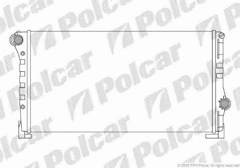 Polcar 302308A3 - Радиатор, охлаждение двигателя autosila-amz.com