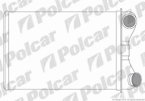 Polcar 3022N8-2 - Теплообменник, отопление салона autosila-amz.com