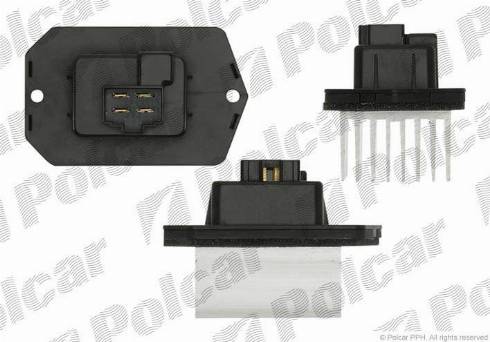 Polcar 3876KST-2 - Сопротивление, реле, вентилятор салона autosila-amz.com