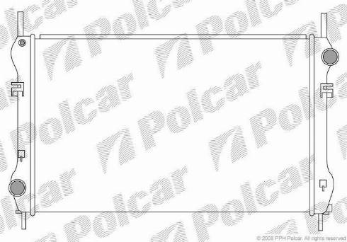 Polcar 324708-1 - Радиатор, охлаждение двигателя autosila-amz.com