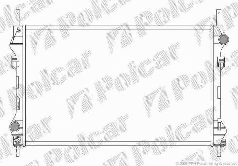 Polcar 324708A1 - Радиатор, охлаждение двигателя autosila-amz.com