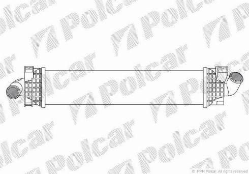 Polcar 3205J8-1 - Интеркулер, теплообменник турбины autosila-amz.com