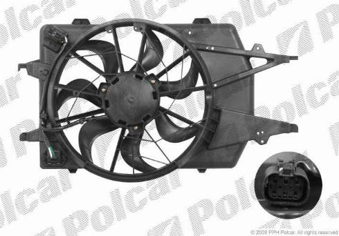 Polcar 320123W6 - Вентилятор, охлаждение двигателя autosila-amz.com