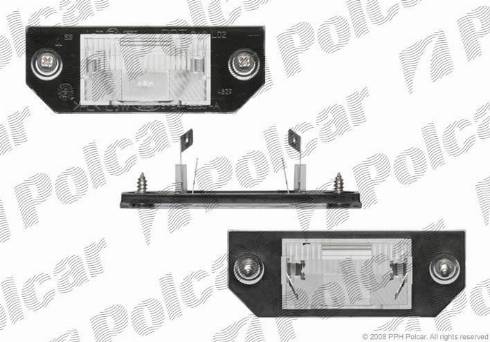 Polcar 3202959X - Фонарь освещения номерного знака autosila-amz.com