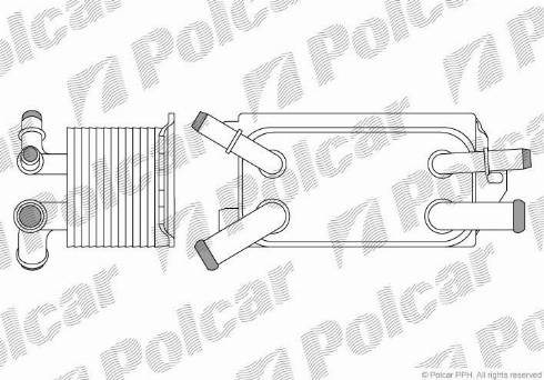 Polcar 3202L8-1 - Масляный радиатор, автоматическая коробка передач autosila-amz.com