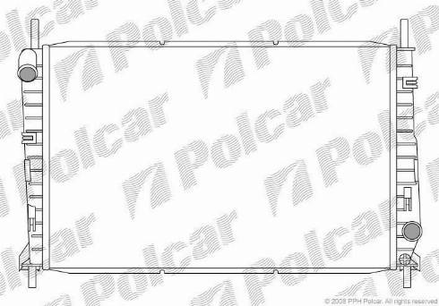 Polcar 321608A1 - Радиатор, охлаждение двигателя autosila-amz.com