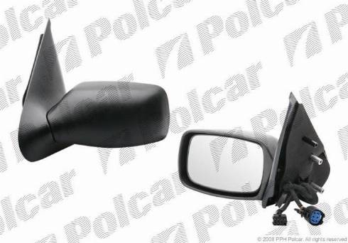Polcar 3210524M - Наружное зеркало autosila-amz.com