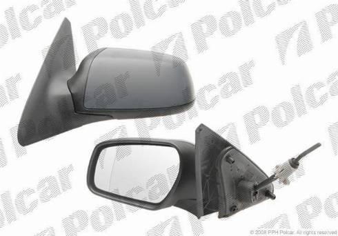 Polcar 3218522M - Зеркальное стекло, наружное зеркало autosila-amz.com