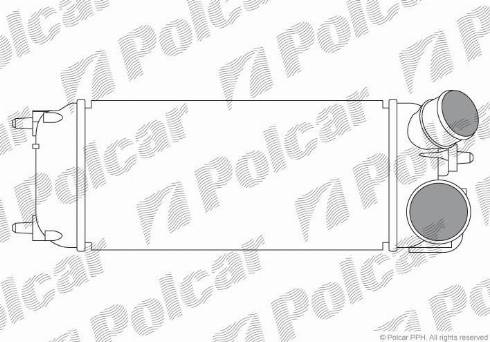 Polcar 3238J81X - Интеркулер, теплообменник турбины autosila-amz.com