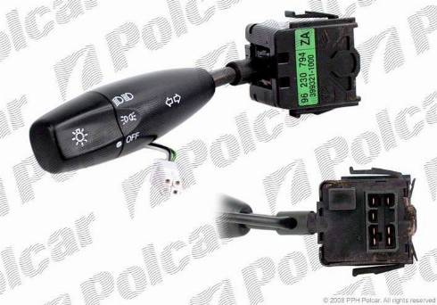 Polcar 2912PZS1 - Выключатель на рулевой колонке autosila-amz.com