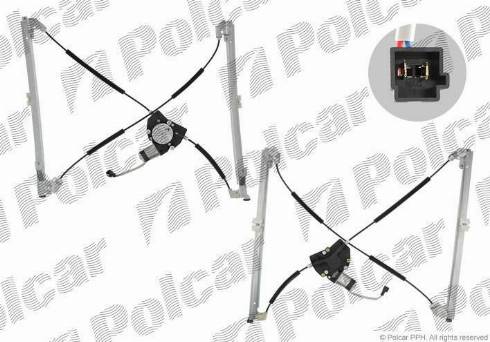 Polcar 2401PSE2 - Направляющая ролика, сдвижная дверь autosila-amz.com