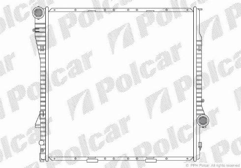 Polcar 205008-1 - Масляный радиатор, автоматическая коробка передач autosila-amz.com