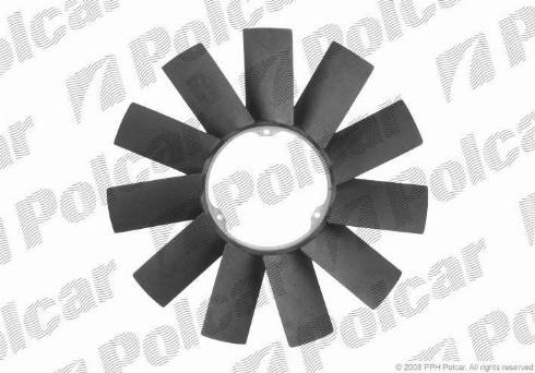 Polcar 200023F2 - Крыльчатка вентилятора, охлаждение двигателя autosila-amz.com