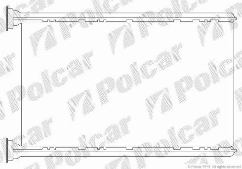 Polcar 2001N82X - Теплообменник, отопление салона autosila-amz.com